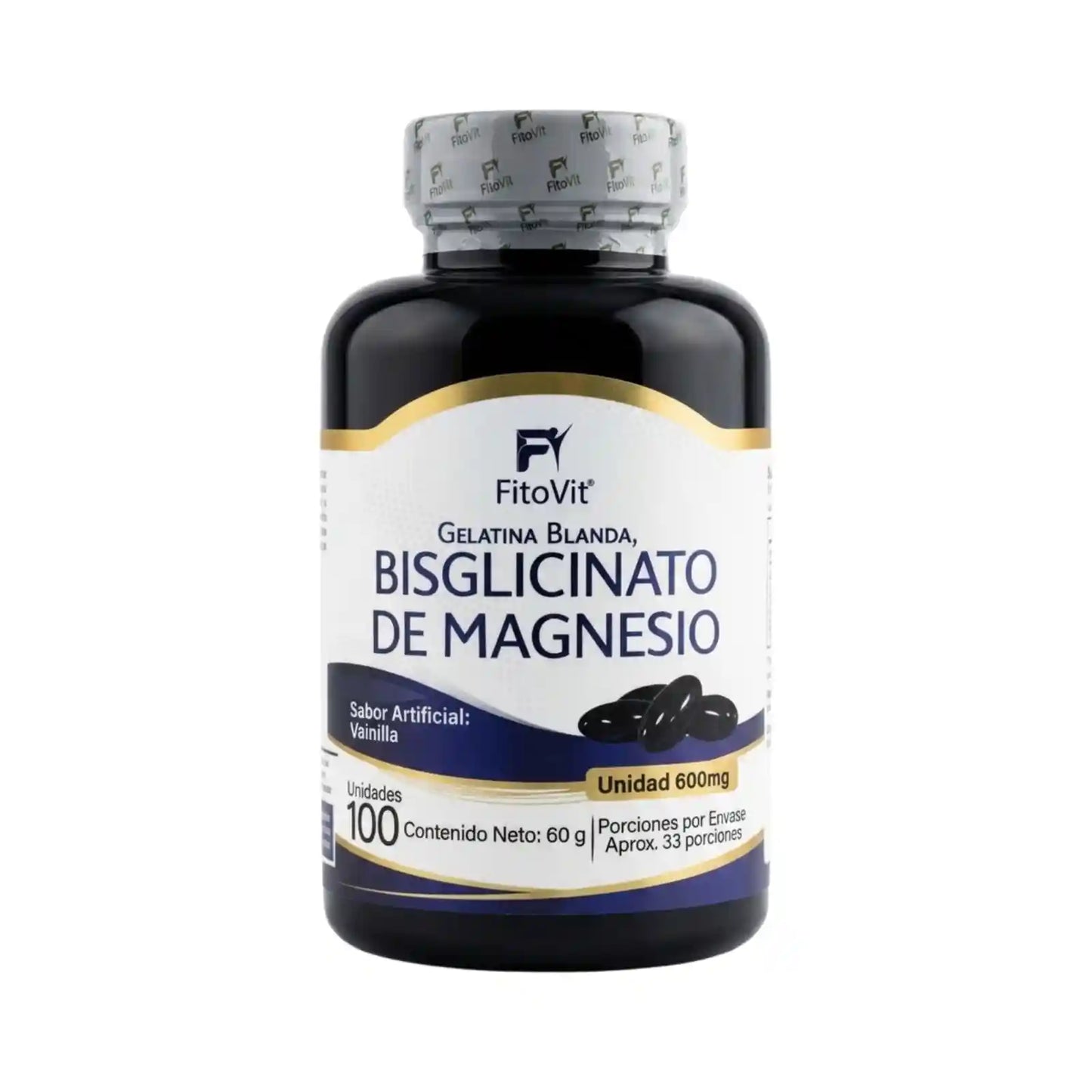 Bisglicinato de Magnesio x100 Capsulas Softgel