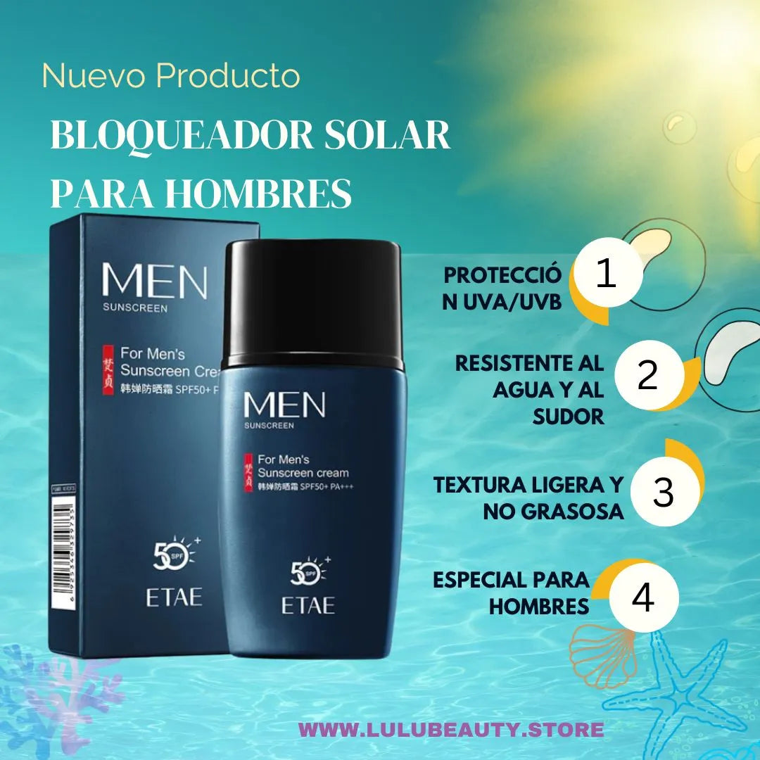 Bloqueador Solar para Hombre
