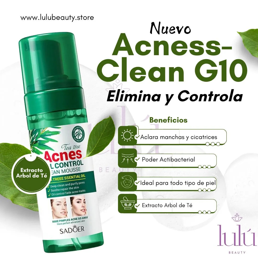 Acness Clean G10 - Elimina y Controla Acnex