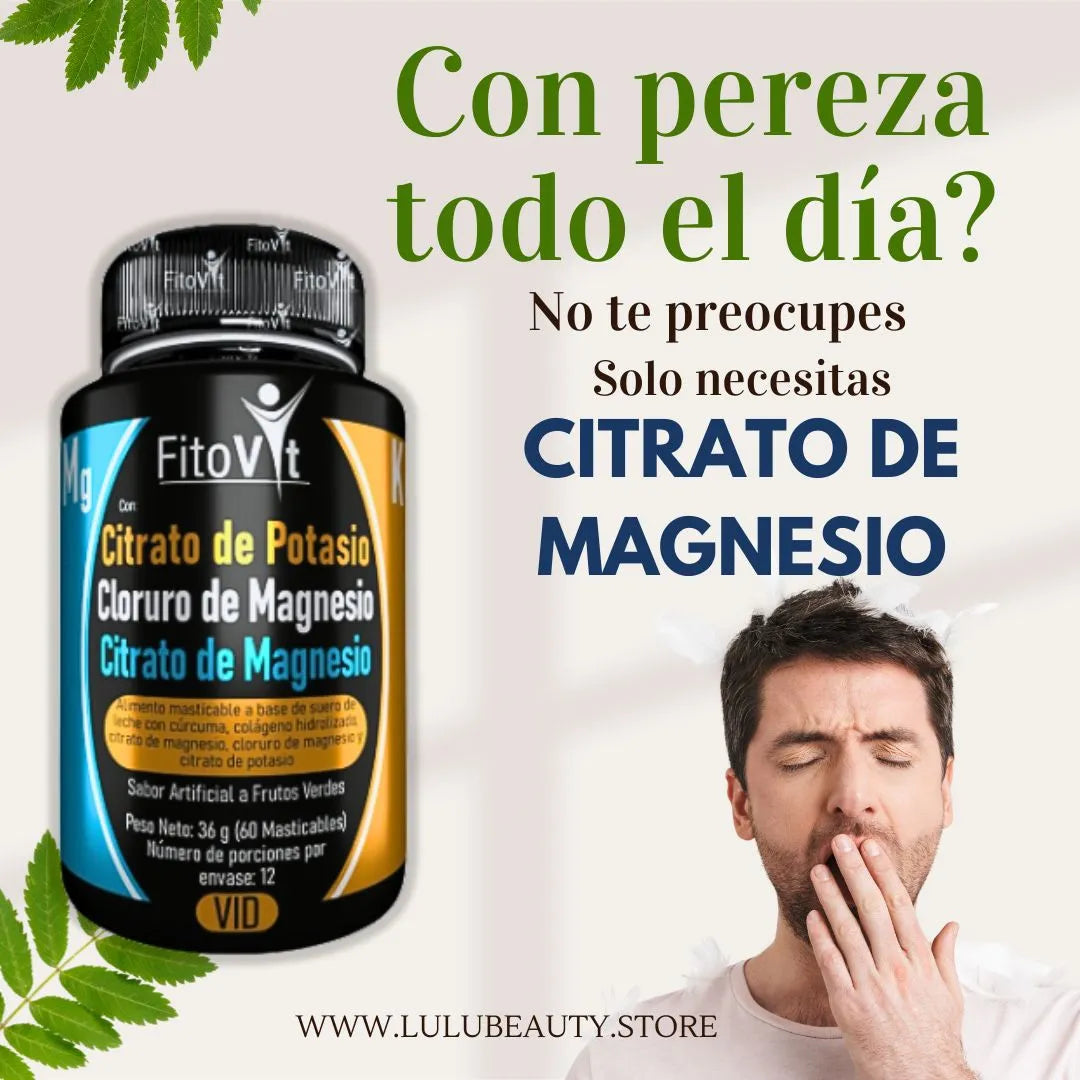 Citrato de Potasio-Cloruro de Magnesio- Citrato de Magnesio - EL ORIGINAL