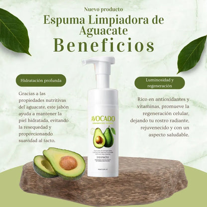 Espuma Limpiadora de Aguacate -  El Mejor Comienzo para tu Skincare + Obsequio Black Friday