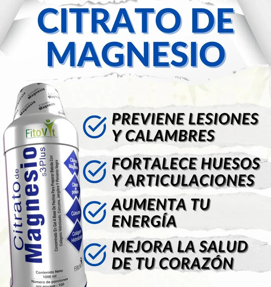 Citrato de Magnesio - Cloruro de Magnesio - Citrato de Potasio - Recupera tu Sueño y Mejora tu Salud