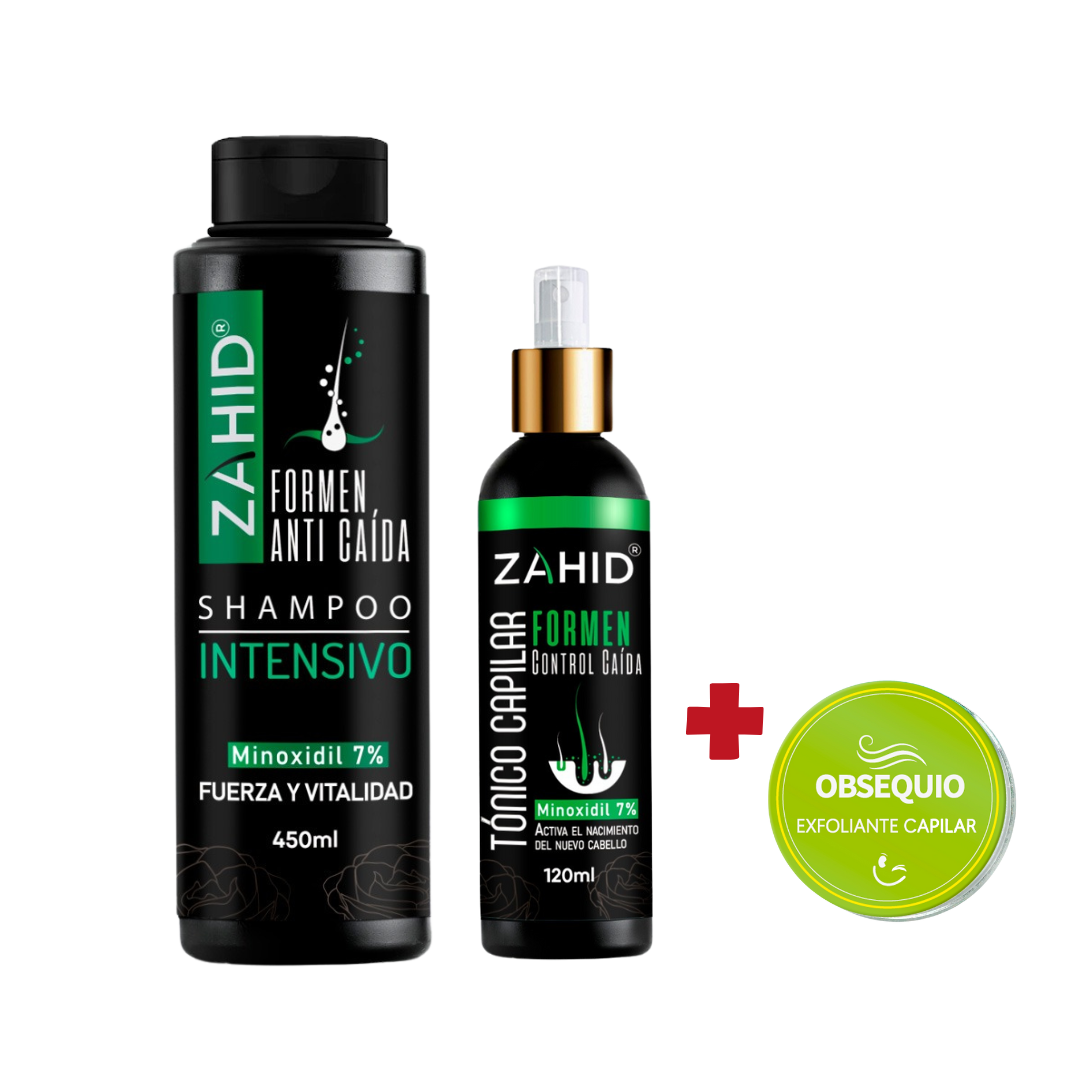 Kit Intensivo Shampoo + Tonico Minoxidil 7%