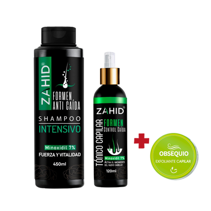 Kit Intensivo Shampoo + Tonico Minoxidil 7%