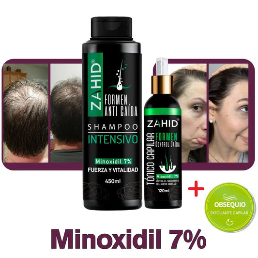 Combo Shampoo + Tonico Minoxidil 7%