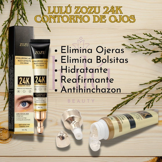 Lulú ZoZu 24K - Contorno de Ojos con Colageno