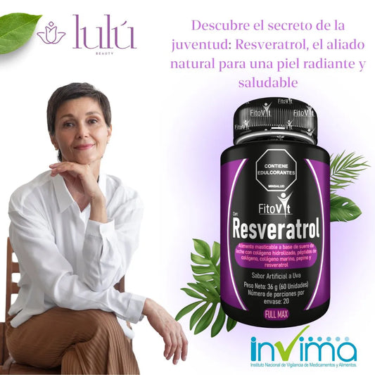 RESVERATROL x 60 Vida Saludable - Conserva tu juventud